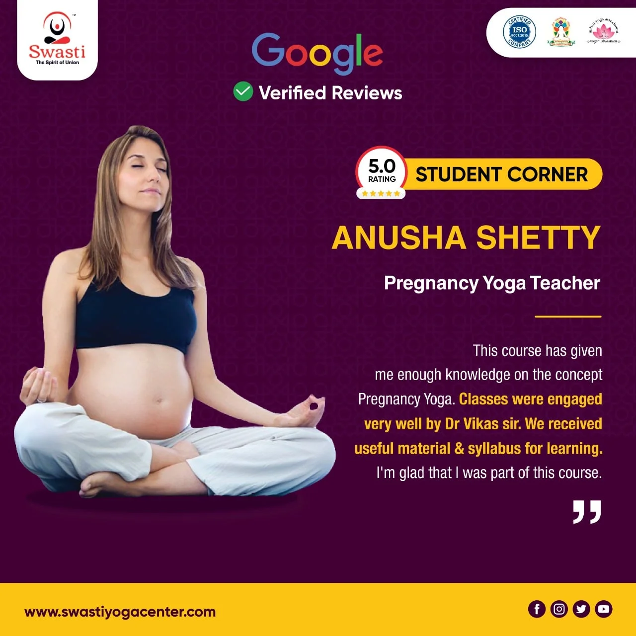 Best Online Pregnancy Yoga Teacher Training Course