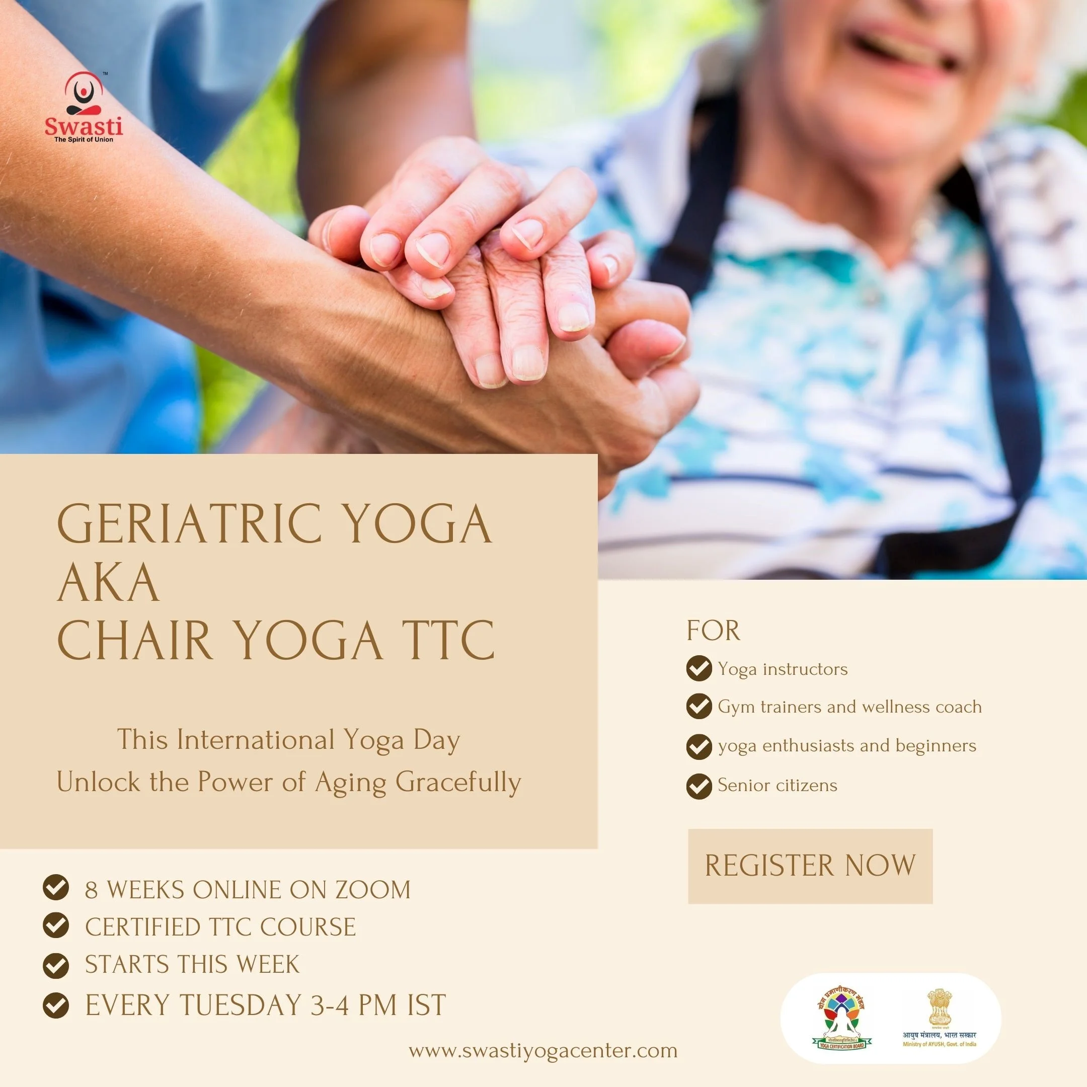 Chair-Yoga-Swasti Yoga Center India