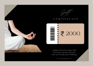 Yoga Gift 6 Voucher