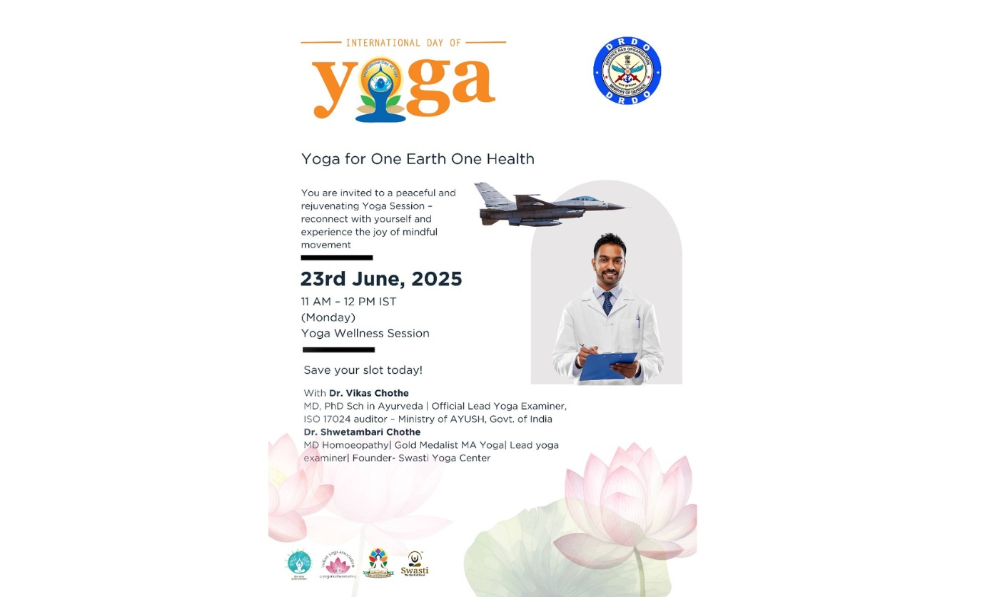 Celebrate International Yoga Day 2025 at DRDO Pune