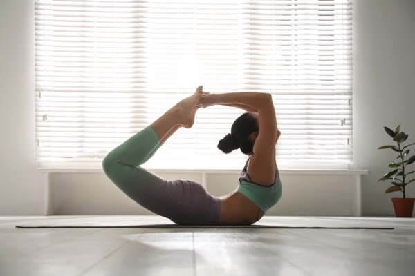 Bow pose (dhanurasana)