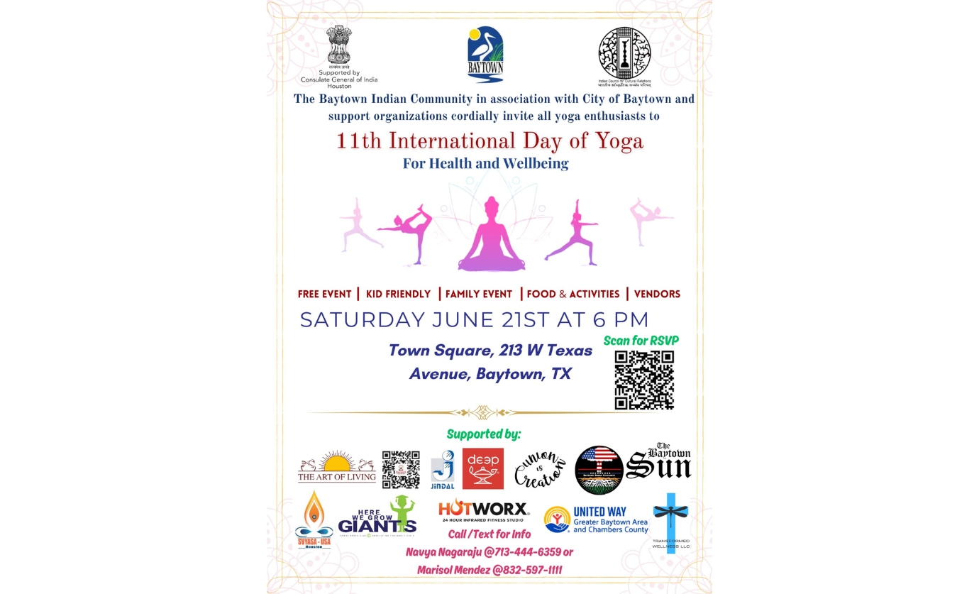 11th International Day of Yoga For Health and Wellbeing