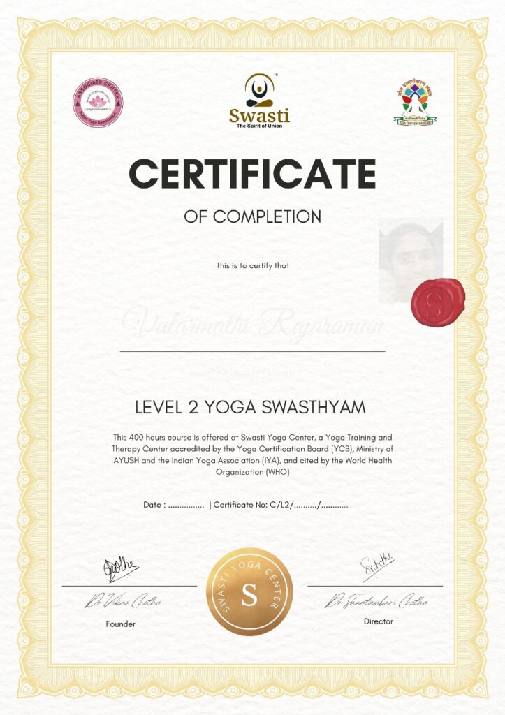 Level 2 - 400 hour yoga ttc