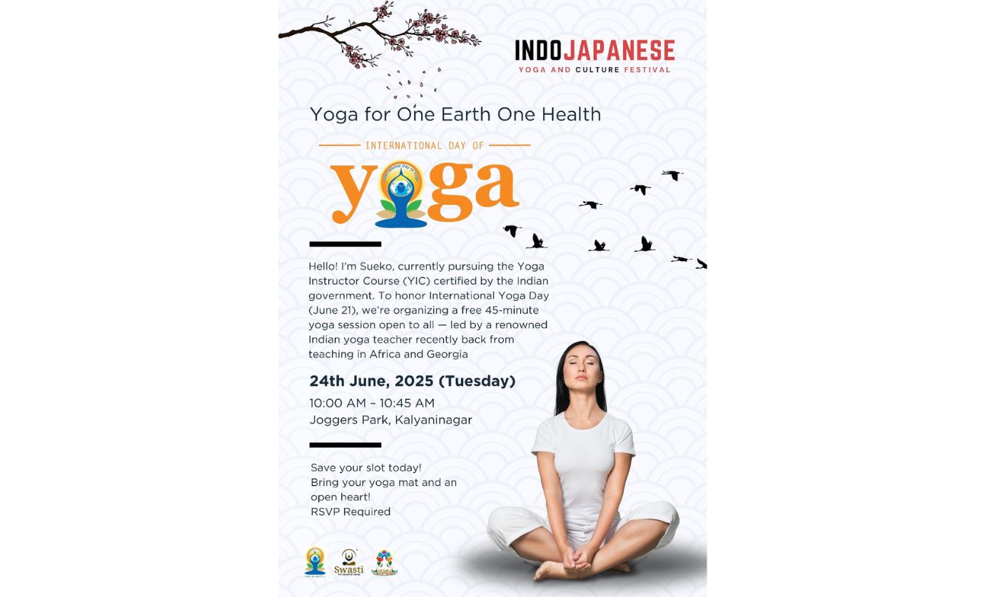 Indo-Japanese Yoga &Amp; Culture Festival 2025 1 Swasti yoga center