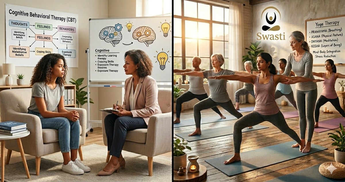 Cbt vs. Yoga therapy for stress management