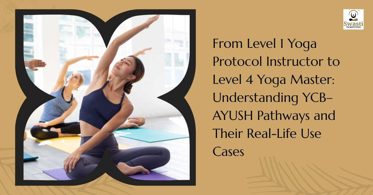 From level 1 yoga protocol instructor to level 4 yoga master: understanding ycb–ayush pathways and their real-life use cases