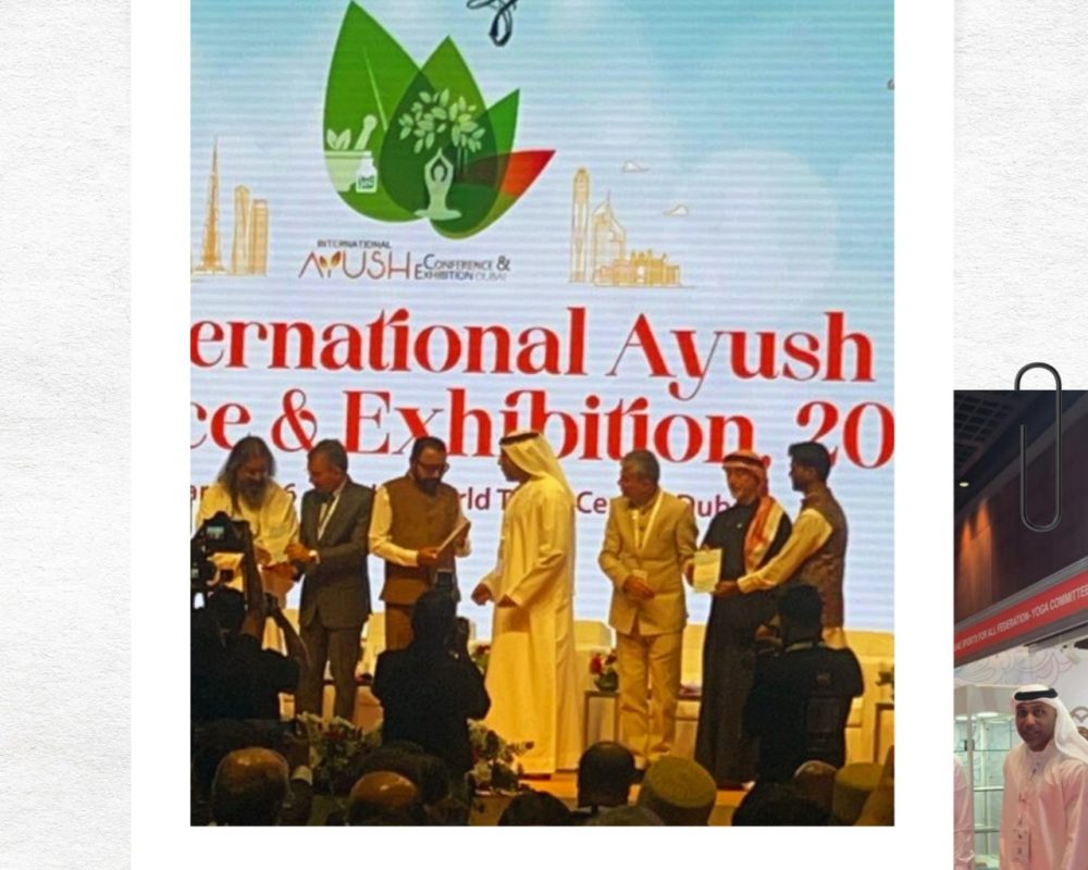 Swasti Yoga Center At The 3Rd International Ayush Conference &Amp; Exhibition 2026, Dubai 3 Ayush conference 3